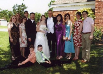 Family at Glory and Shaun Wedding - May 2007