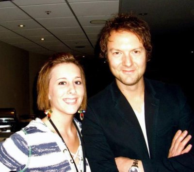 Hannah with Reuben Morgan - Sydney, Australia 2007