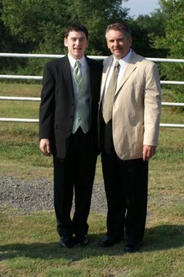 Israel and Dad - Israel and Dani wedding in 2006