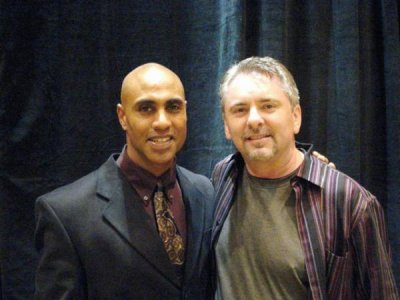 DJ with Nebraska coach Ron Brown - FCA 2008